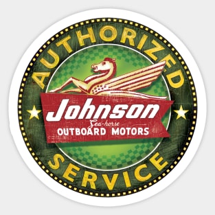 Johnson Seahorse Vintage Outboard Motors Sticker